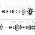 Схема гидронасоса  Rexroth MCR3