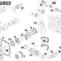 Danfoss запчасти для насоса H1P045/053  фото