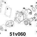Схема гидронасоса  51v060